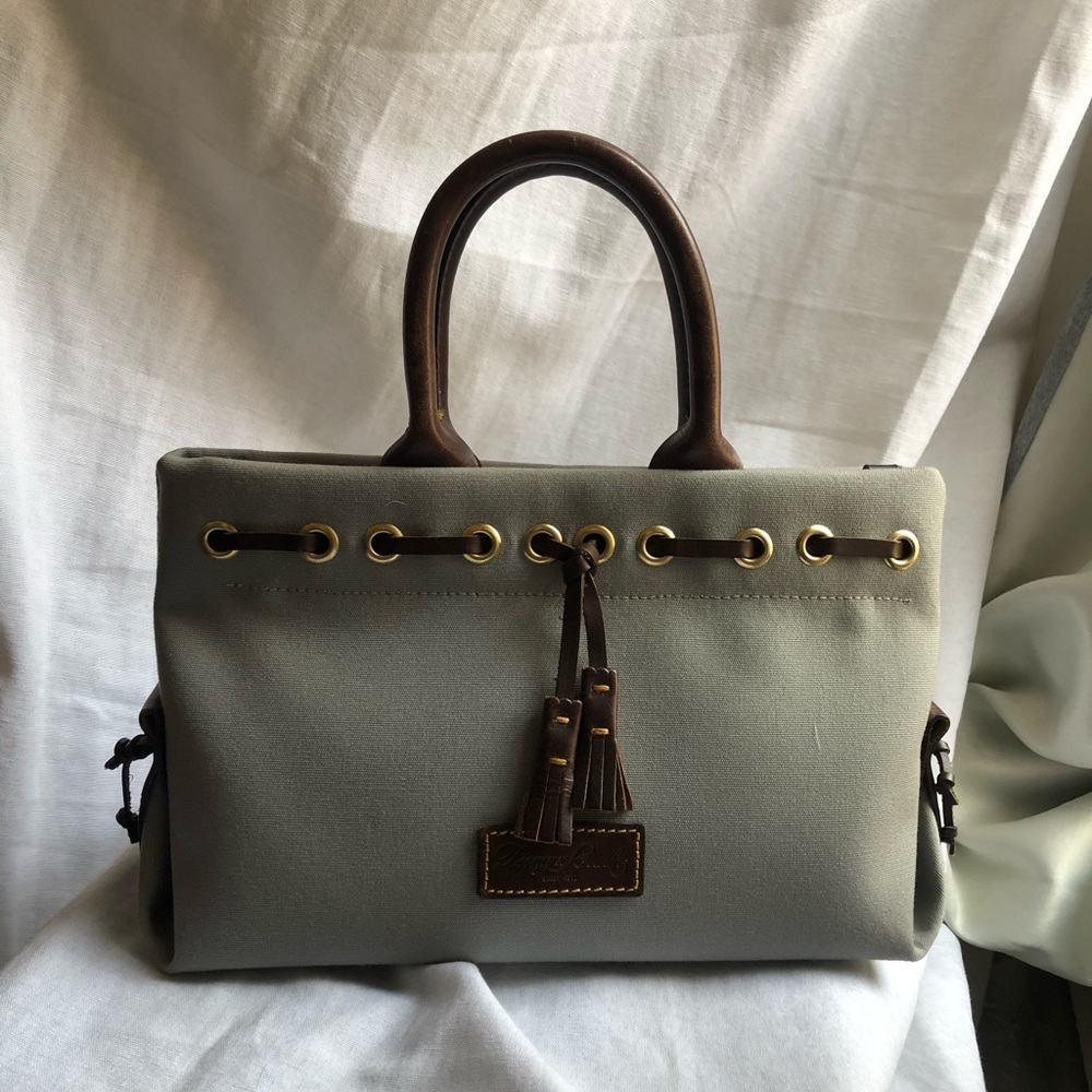 Dooney & Bourke Vintage Cloth Satchel Handbag
